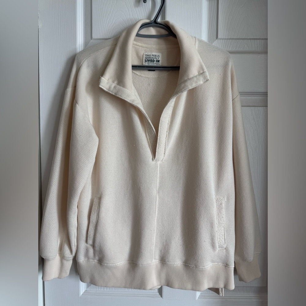 Cream Oversized Sweater